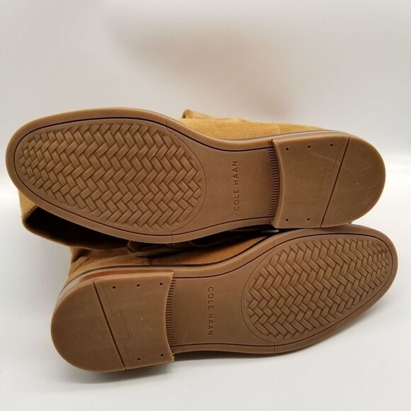 Cole Haan Women's Chase Tall Knee Boots Size 5.5 B  Brown Suede Side Zip - Picture 9 of 11